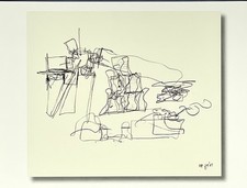 Frank Gehry Art Print Card - Abu Dhabi, 2007 - Gemini G.E.L. Gallery NYC 2013 Frank Gehry Art Print Card - Abu Dhabi, 2007 - Gemini G.E.L. Gallery NYC 2013