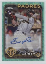 2024 Topps Chrome Update Aqua Wave Refractor /199 Graham Pauley #AC-GRP Auto yl0