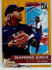 Jose Ramirez 2022 Donruss Holo Orange 7 Cleveland Guardians