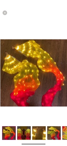 Led Fabric Fans Led Bellydance Fans Led Fans