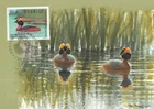 Horned Grebe Podiceps Auritus Sweden Water Bird Nature Mint Maxi FDC Card 2003
