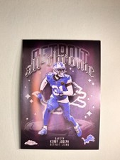 2025 Topps Chrome Football - Kerby Joseph - All Chrome ACT-23 - Detroit Lions