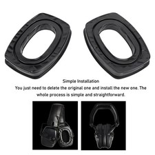 Ear Pad Replacement Cushions Silicone Grooves Design Headset Ear Cushions