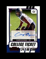 2021 Contenders RED FOIL TICKET SP CAMRYN BYNUM AUTO RC! CAL Colts SEE