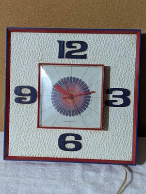 A187 - 1960's General Electric Clock Model 2548 - Tested/Works