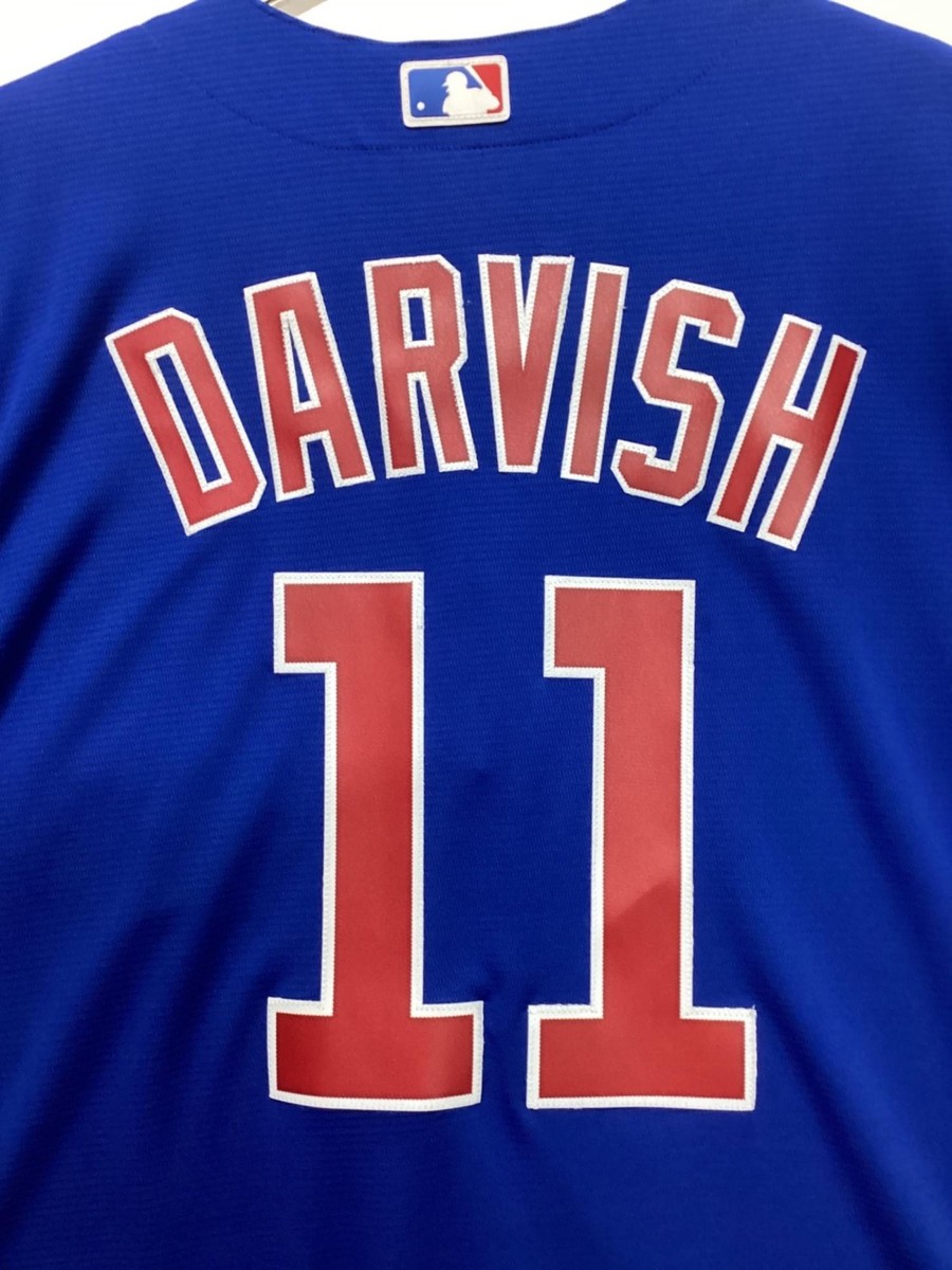 シカゴ・カブス ユニフォーム DARVISH 11 Chicago Cubs [11] Darvish Support Goods SIZE XL Blue Replica