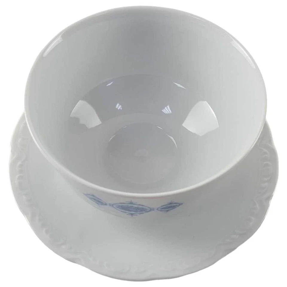 Sauciere 1tlg Mitterteich blau Rosen - Bild 2 von 4