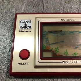 Nintendo Game & Watch Octopus Collectible Used with Box