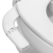 SAMODRA Ultra-Slim Bidet Attachment for Toilet - Self Cleaning Nozzle Hygieni...