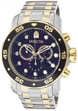Invicta Pro-Diver Chronograph Blue Dial 0077 Men's Watch