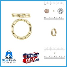 JewelrySupply 4.5mm 14k Yellow Gold Split-Ring 1-Pc SP045