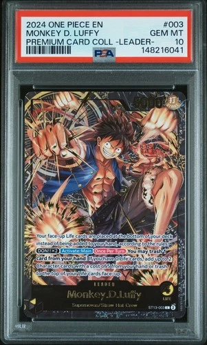 Monkey D. Luffy ST13-003 - One Piece Premium Leader Collection - PSA 10 Low Pop