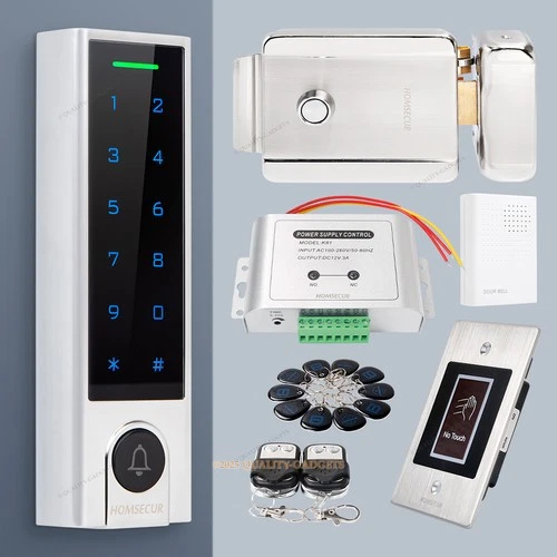 HOMSECUR Weatherproof IP66 APP WIFI Password RFID Access Control Anti-Tamper