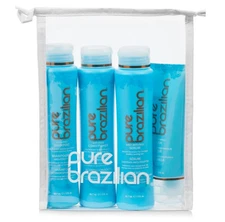 Pure Brazilian Home Care Travel Kit -  Shampoo + Conditioner + Masque + Serum