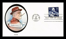 Dr Jim Stamps 1982 Franklin D. Roosevelt First Day Issue New Direxions Cachet