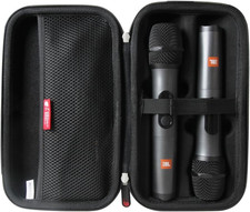 Hard Travel Case for JBL Wireless Two Microphone System with Dual-Channel Receiv