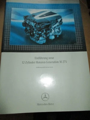 Werkstatthandbuch Mercedes Motor  M 275 AMG - 12  Zylinder Benzin Motor - Bild 1 von 3