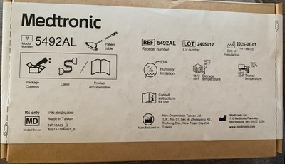(6) Medtronic patient cables 5492AL (New in Box)