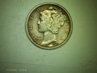 1925D Winged Liberty Head "Mercury" Dime 90% Silver