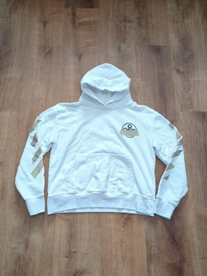 Off-White Main Label 2013 White Pullover Hoodie Unisex L 100% Cotton 
