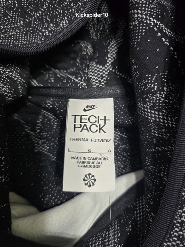 Nike Therma-Fit ADV Tech Pack "Spiderweb" Hoodie DQ4286 010 Men's Size Large NEW - Picture 11 of 12