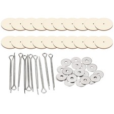 50mm Doll Joints, 10 Set Cotter Pin Joints Connector and Fiberboard Tray