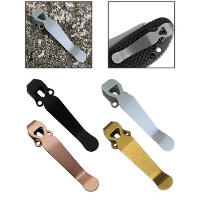 Tiefe Carry -Taschenclip -Klemme Robustes Metall Für Den Sport