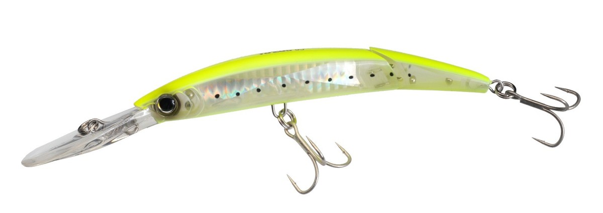 Yo-Zuri F1155-pk Crystal 3d Minnow Deep Diver Jointed Florescent