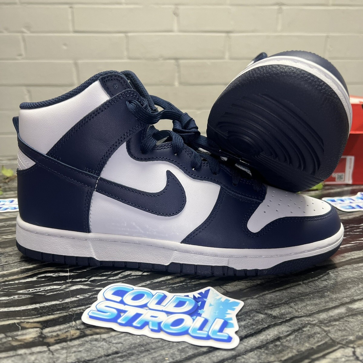 Nike Dunk High Retro Championship Midnight Navy Shoes DD1399-104