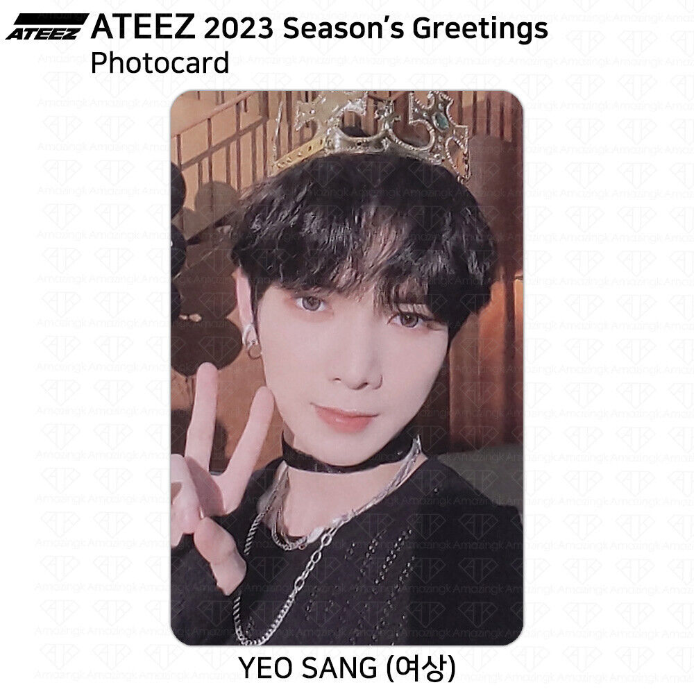 ATEEZ 2023 Season's Greetings Official Photocard 2 Versions ATEEZ 2023 Season's Greetings Official Photocard 2 Versions