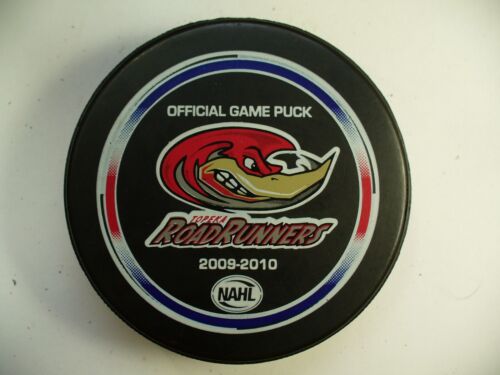 NAHL Topeka RoadRunners 2009-2010 Logo Official Game Hockey Puck Collect Pucks