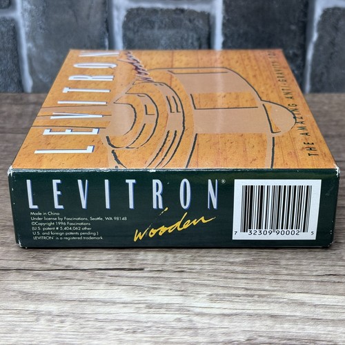 Levitron Wooden Top Toy in Box - Wood - Fascinations 1996 - Physics - Picture 9 of 9