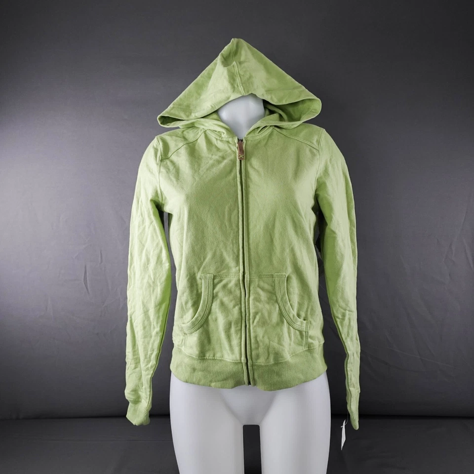 Sudadera con Capucha Oleg Mujer Grande Verde Básica Minimalista SoftAthleisure NUEVA Foto 2 de 4