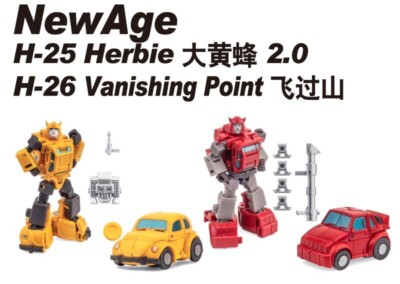 NewAge NA H25 Herbie & NA H26 Vanishing Point Cliffjumper 2