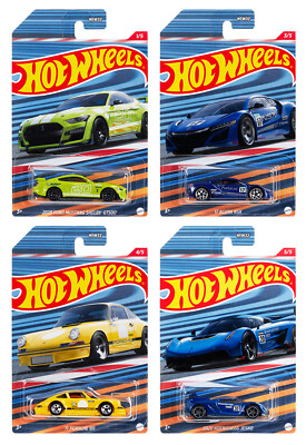 Racing Circuit Super Cars Set 4 Modellautos 2022 1:64 Hot Wheels HFW32 - 979S