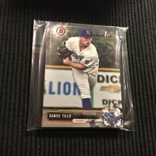 (10) 2017 BOWMAN DRAFT #BD-59 DANIEL TILLO PROSPECT LOT  KANSAS CITY ROYALS
