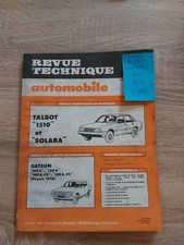 Revue technique Talbot SOLARA