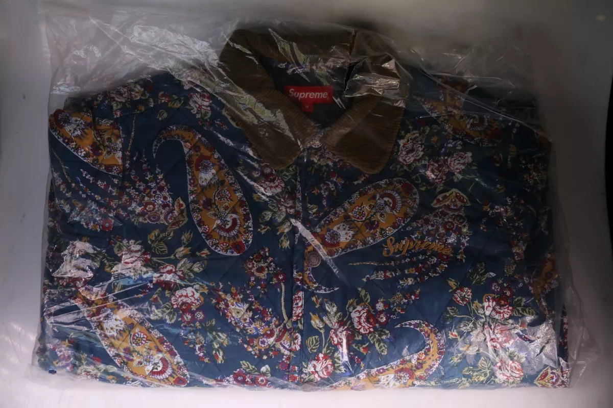 Supreme Quilted Paisley Jacket 19AW-