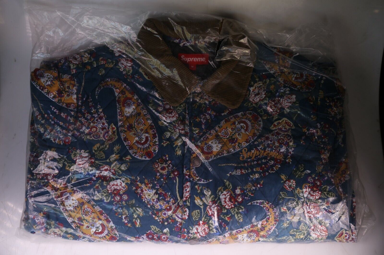 Supreme Quilted Paisley Jacket | FW19 | Medium New, Sealed