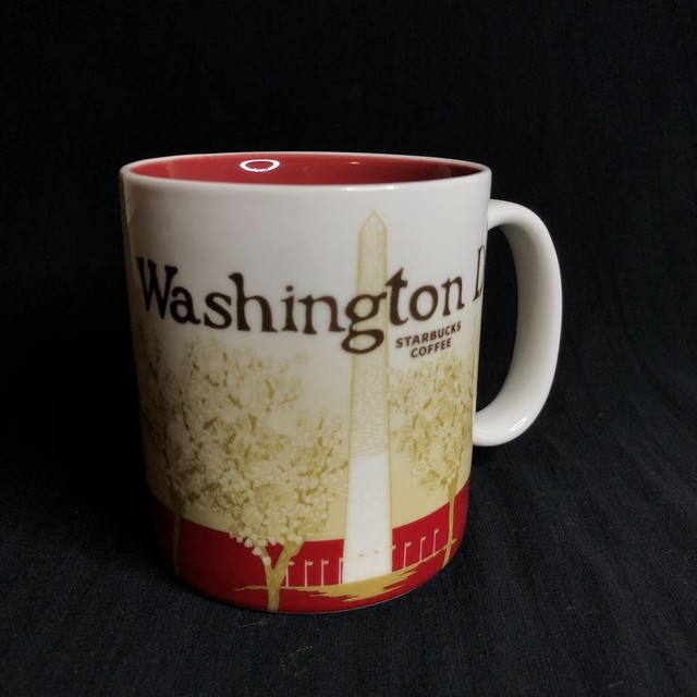 Starbucks 2010 Washington DC 16 oz Iconic Collectors Series Coffee Mug