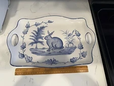 The Mane Lion Ceramics (Made in Italy) Bunny Tray