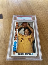1976 Topps Basketball Card - #114 Bobby Smith, PSA 9 MINT