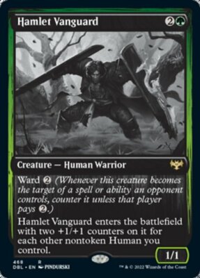 [4x] Hamlet Vanguard Near Mint, English Innistrad: Double Feature MTG Magic