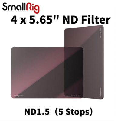 SmallRig 4 x 5.65'' ND1.5（5 Stops）Filter 4 x 5.65'' Filter Tray or Matte Box 4226