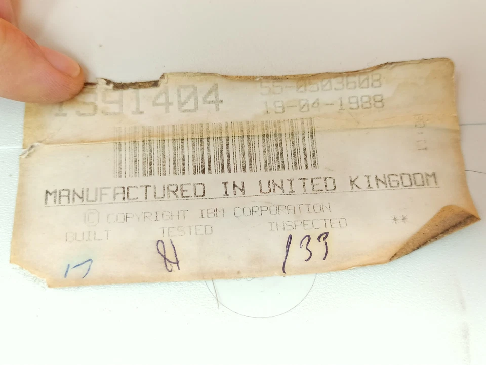 Tastiera IBM EC528539 old keyboard retrocomputer vintage ibm pc desktop computer - Immagine 4 di 4