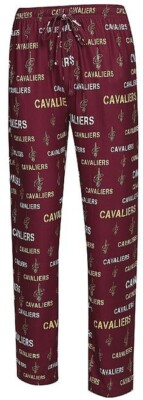 Cleveland Cavaliers Men s Wine Midfield Synthetic Pajama Pants (XL)