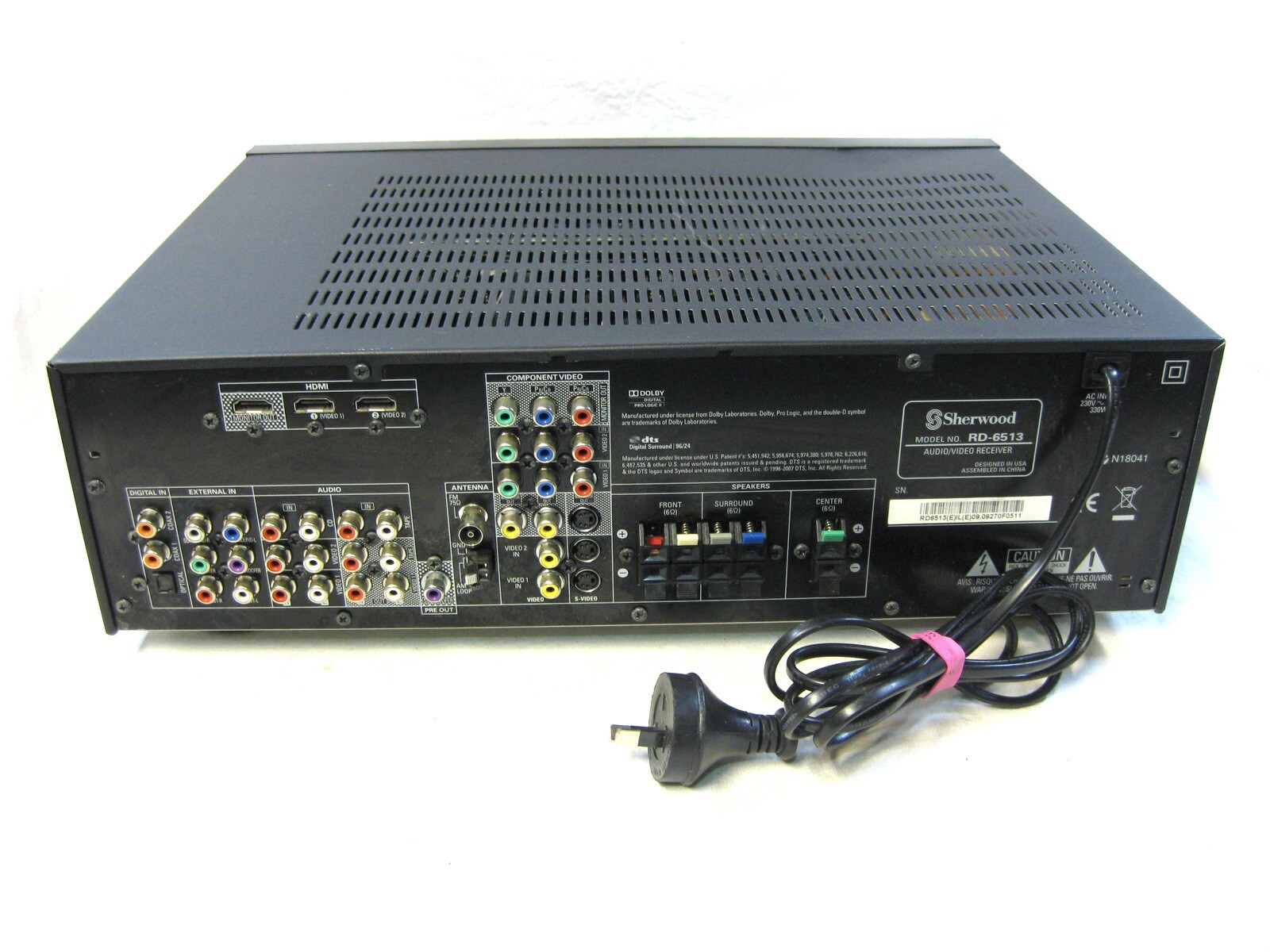 Sherwood Audio Video Receiver Rd6513 2 HDMI Inputs for sale online eBay