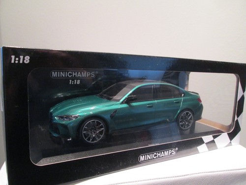 1:18 BMW M3 G80 limusina verde / verde Minichamps edición limitada 1 de 800 - Imagen 9 de 9