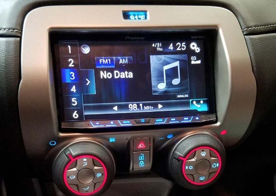 PAC RPK5-GM4101 KIT DE TABLERO DIN DOBLE SIMPLE 2010-2015 CHEVROLET CAMARO GM5201AB Foto 4 de 4