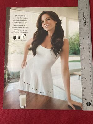 Sofia Vergara for Got Milk? 2013 Print Ad